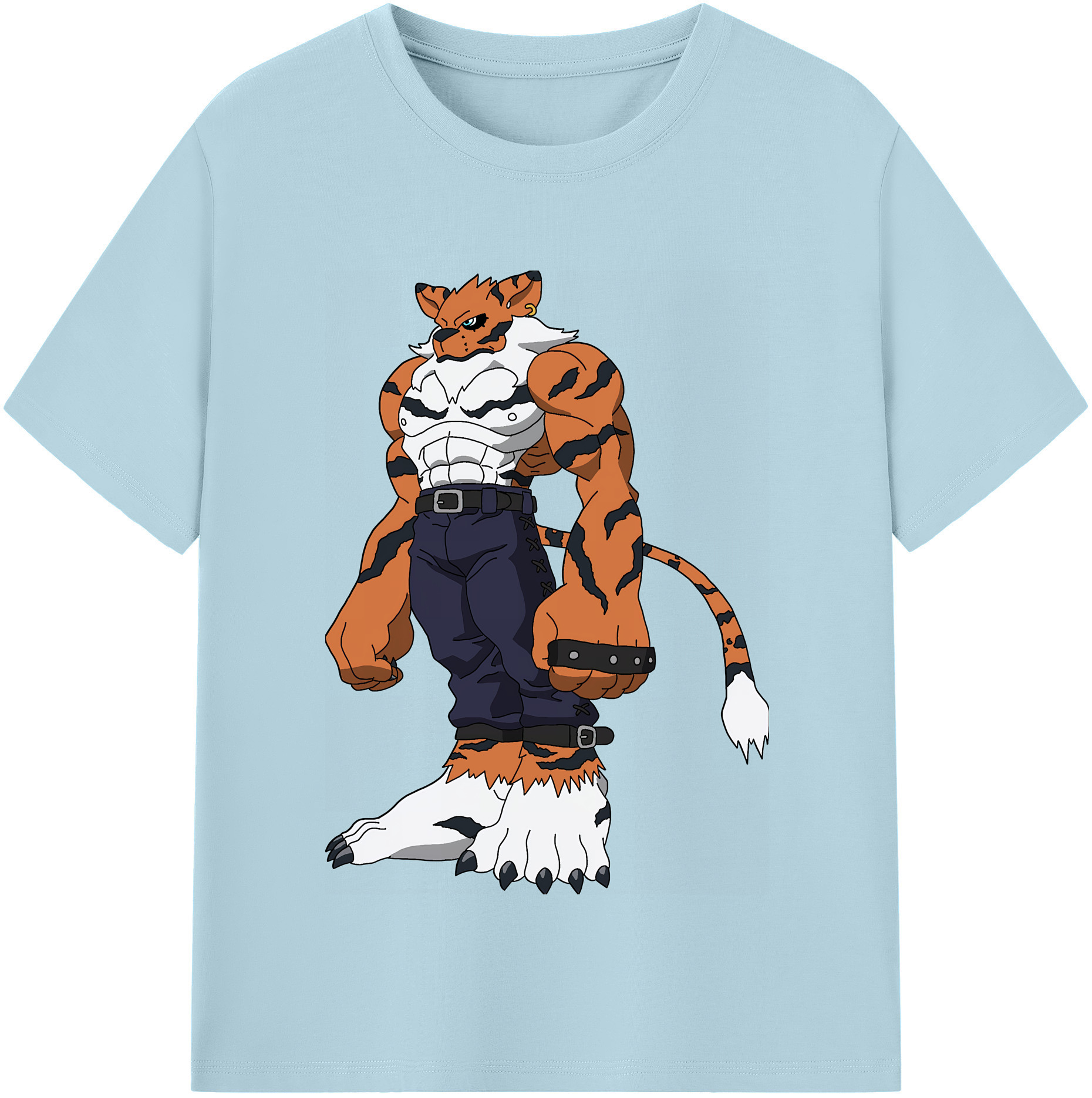 （画像用） Digimon デジタルモンスター/デジモン 綿100％半袖Tシャツ（フロントプリント）